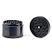Buedvo New 4-layer Aluminum Herbal Herb Tobacco Grinder Smoke Grinders (Black)