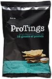 ProTings - Protein Chips, Sea Salt (1.0 oz), Single Serving Bags, Pack of 12