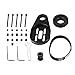 XCSOURCE DIY Electric Skateboard Longboard Pulley and Motor Kit + Bracket + Belt + Screw Tool Mount for 70/72mm Wheel OS915
