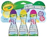 Crayola Outdoor Colored Bubbles-3 Pack Fuchsia Unmellow Yellow & Purple Pizzazz