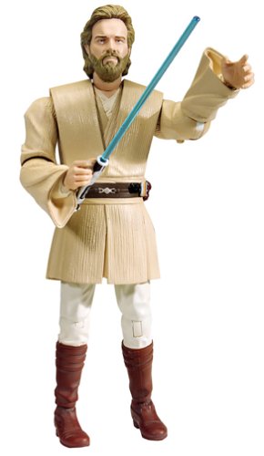 Star Wars Attack of the Clones Electronic Battling Obi-Wan Kenobi
