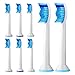 Sonicare Replacement Heads for Philips Sonic Electric Toothbrush,Fits Plaque Control,Gum Health,DiamondClean,EasyClean,FlexCare and HealthyWhite Brush Handles,8 Pack HX6014