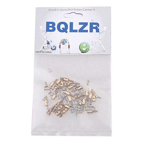 BQLZR 1.5mm Metal RC Model Pushrod Linkage Stopper with Screws Nuts and Gasket for RC Airplane Pack of 20