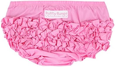 Ruffly Rumps Infant / Toddler Girls' Ruffled Baby Bloomers - Pucker Pink - 6-12m