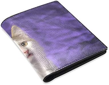 Amazon Ckyhyc 財布 親しい 紫色猫 二つ折り 財布 メンズ レディース 小銭入れ 革 高級 おしゃれ 大容量 手触り良い 薄型 カード4枚収納 紙幣 札 人気 プレゼント 男女兼用 財布