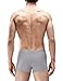 David Archy Men's 4 Pack Polyamide Fast Dry Support Pouch Trunks(S,Gray)