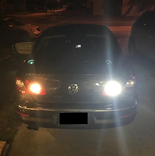 LUYED 2 x 360LM Super Bright 3014 30-EX Chipsets Lens BA9 BA9S 53 57 1895 64111 LED Bulbs Used For Side Door Courtesy Lights Map Lights,Xenon White