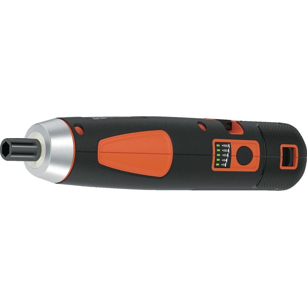 ブラックアンドデッカー(BLACK+DECKER) コードレス プッシュドライバー DIY 電動工具 締付工具 5段階調節 コンパクト LEDライト搭載 3.6V ビット 26種 キャリングケース 付き BD40K27商品画像