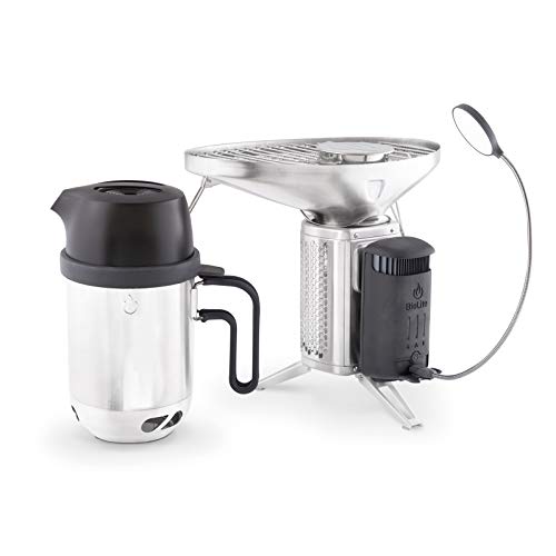 BioLite CampStove Campstove 2 Wood Burning Electricity Generating & USB Charging Camp Stove Carbon CampStove 2 Bundle - Climate Neutral Edition - Thumbnail 7