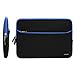 Macbook 15.6 inch Sleeve Case Evecase Ultra-Slim Neoprene Padded Sleeve Pouch Bag w/ Accessory Pocket for Tablet Laptop Notebook Ultrabook Chromebook Apple Macbook Pro PC Computer 14inch