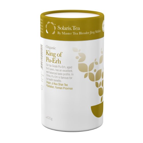 Solaris Botanicals Bio Tee King of Pu-Erh Schwarztee 100 g, 1er Pack (1 x 100 g)