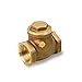 1 inch No Lead Brass Swing Check Valve With IPS Female Threaded Connections