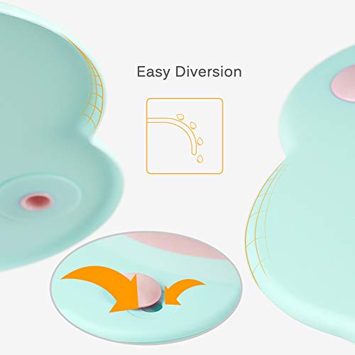 Baby Shampoo Shower Cap Hat,Adjustable NEW Designed Soft Silicone for Baby Infants and children Bathing Protect Eyes Ears(Blue) - Thumbnail 4