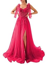Dymaisei Sweetheart Lace Prom Dresses Spaghetti