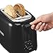 Proctor Silex 2-Slice Extra-Wide Slot Toaster with Cool Wall, Shade Selector, Toast Boost, Auto Shut-off and Cancel Button, Black (22215PS)