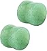 Pierced Owl Jade Semi Precious Stone Solid Saddle Fit Plugs Gauges, Sold As Pair (19mm (3/4