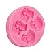 Chocolate Candy Molds - Halloween Skulls Fondant Mold for Cake Decoration Set of 3