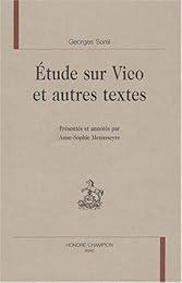 Étude sur Vico et autres textes