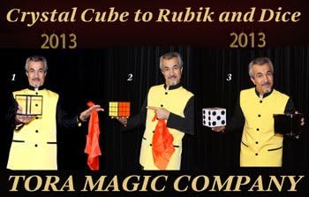 Crystal Cube to Rubik and Dice by Tora Magic
