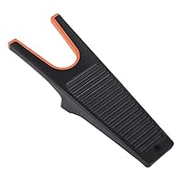 Heavy Duty Boot Jack with Non-Staining Rubber Grip, Boot Puller One Size Fits All, No Bend Shoe Remover (Orange)