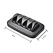 MOXVIN Cable Clips - Charger Holder - Cord Holders for Desk & Phone Chargers - Wire Organizer Clips - Yellow, Pink, Green, Black - 8 Pack
