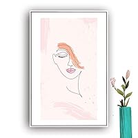 Framed Canvas Wall Art Picasso Poster Print of Woman Canvas Prints Home Artwork Decoration for Living Room,Bedroom - 16x24 inches