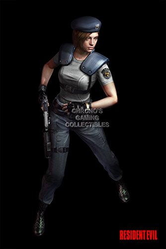 CGC Huge Poster - Resident Evil Jill Valentine 6 5 4 3 2 Revelations Origins Collection Code Veronica X PS1 PS2 PS3 N65 GameCube Wii U - EXT300 (24