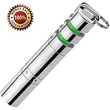 Mini Portable Outdoor Camping Cree LED USB Rechargeable Keychain Flashlight,Small Gift Emergency XP-G2 Keyring Torch Light ,IPX8 Waterproof Shockproof,High Low 130 Lumen 2 Mode+10180 battery