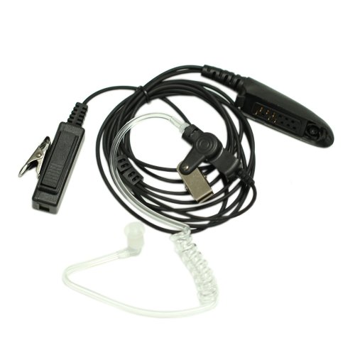 Pro Covert Acoustic Tube Bodyguard FBI Earpiece Headset Mic for Multi-PIN Motorola Radio