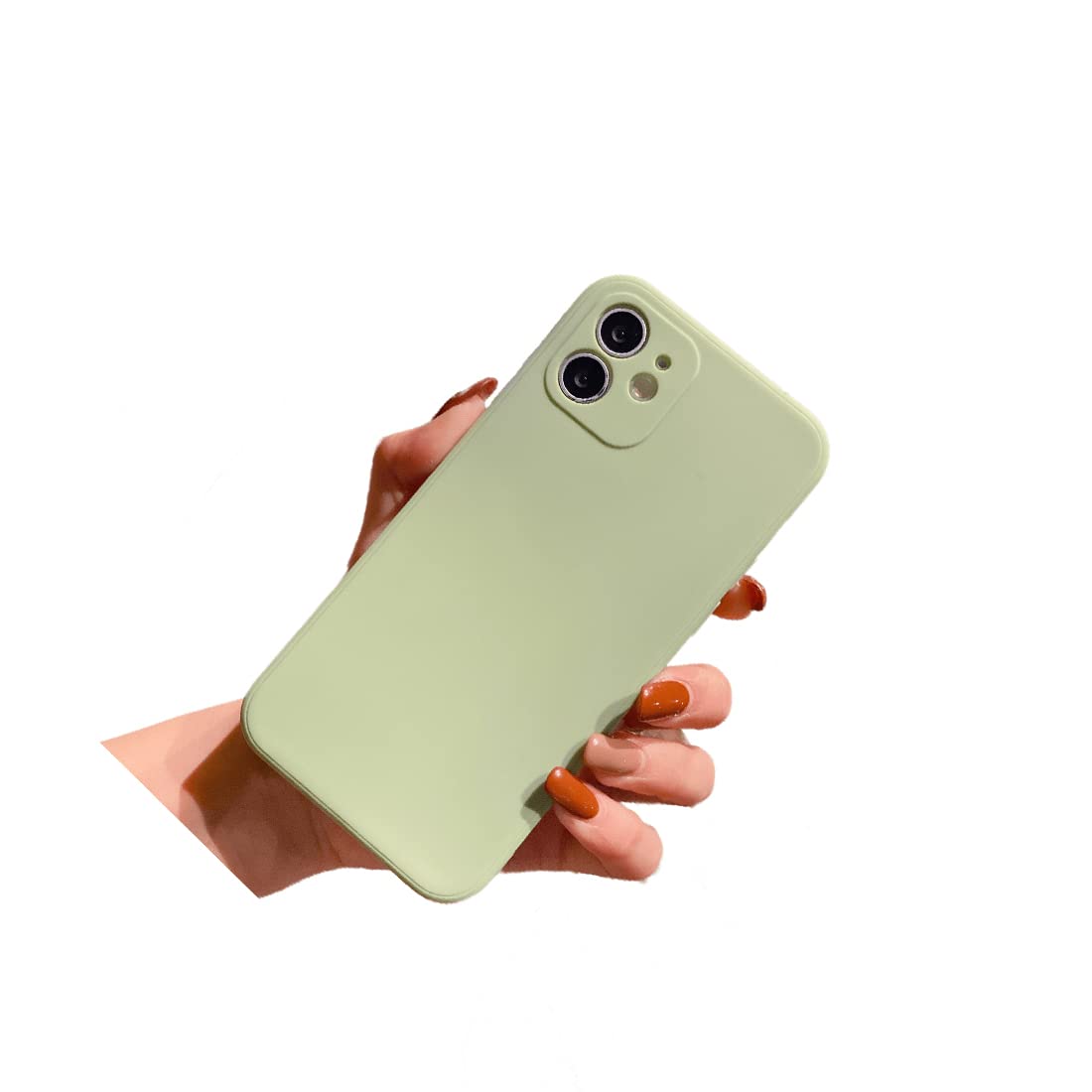 LAMTOR Designed for iPhone 12 Case/6.1 Inches, [10 FT Military Grade Drop Protection], Anti-Yellowing Clear Phone Case, [Soft Anti-Scratch] Protective Cover for iPhone 12, Light Blue