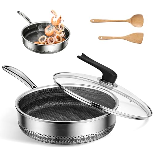 Wahnsinns-Angebot! Im aktuellen Check überzeugt TECKZOON Tiefe Bratpfanne 26-28CM... mit 16,99€. Wer zuerst kommt...