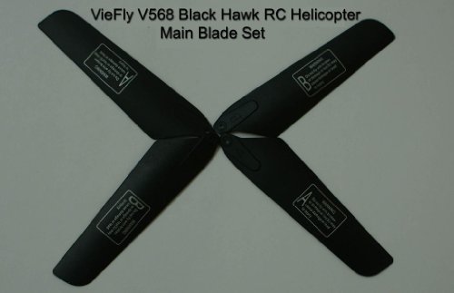 Replacement Main Blade for The Newest Viefly V568 3 Channel Black Hawk with Gryo