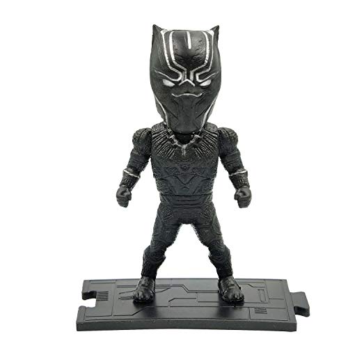 PETON Avengers Hero Set 6 Psc Action Figures Toys - Iron Man Hulk Spiderman Captain America Panther and Thanos Figures