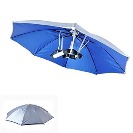 Shopystore 2018 Practical Headband Multicolor Outdoor Sport Foldable Umbrella Ha