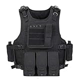 GZ XINXING Black Tactical Airsoft Paintball Vest
