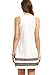 Romwe Women's Tank Dress Sleeveless Summer Loose Casual Swing T-Shirt Dresses White S