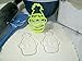 BERT FACE SESAME STREET MUPPET CHARACTER ERNIE'S FRIEND KIDS TV SHOW SPECIAL OCCASION COOKIE CUTTER BAKING TOOL 3D PRINTED MADE IN USA PR2250