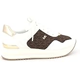 Michael Kors Women's Raina Trainer, Brown, 6