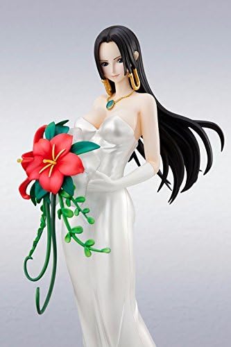 ONE PIECE sexy Dolls White Wedding Dress Female Emperor Boa Hancock PVC Action Figure