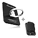 Kickstand, Universal Stand, Bunker Ring Holder for Smart Phone - Apple iPhone, ipad, Samsung Galaxy, Note, LG, All Smart Devices (Black)