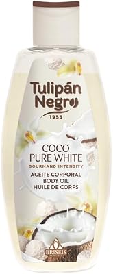Tulipán Negro Body Oil Coco Pure White, Aceite Corporal Nutritivo, 200 ml