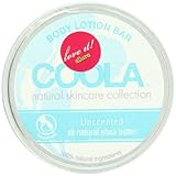 COOLA Natural Skincare Collection, Unscented Natural Body Lotion Bar, 2.75 Ounce