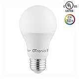 Otronics 9W LED Light Bulb A19,Non-Dimmable LED Bulb [60W Equivalent],5000K (Daylight Glow), 800 Lumens, Medium Screw Base(E26), UL-Listed