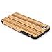 TENDLIN Compatible with iPhone 5S Case/iPhone SE 2016 Case (1st Gen) Wood Grain Outside Soft TPU Silicone Hybrid Slim Case Designed for iPhone 5 / 5S / SE (1st Gen 2016) - Santos Rose Wood