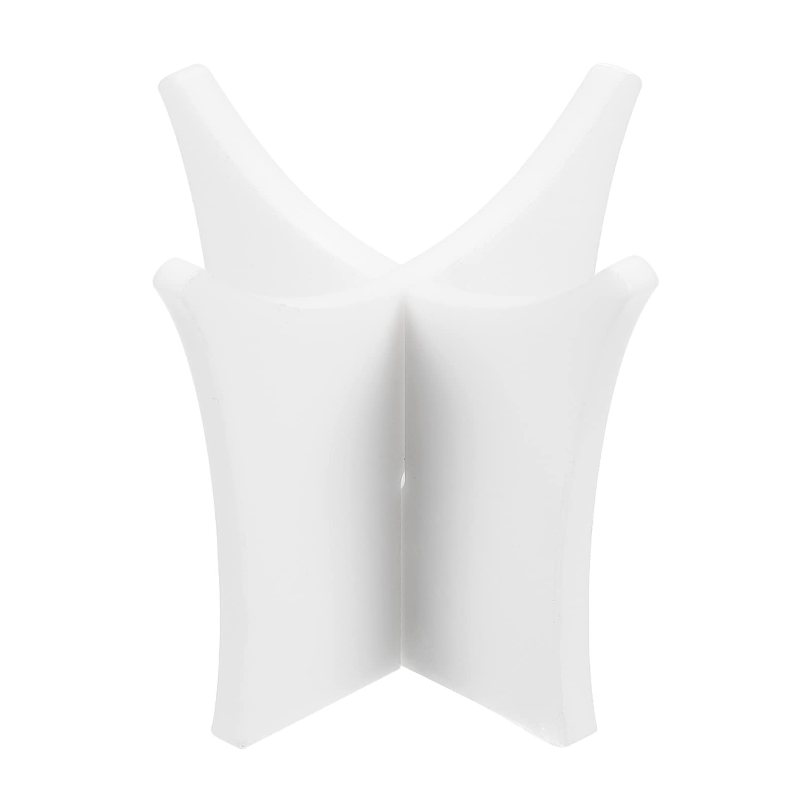 PATIKIL 2.3" Ball Display Stand, Multi-Function Acrylic Ball Stand Display Holder for Baseball Tennis Ball, White