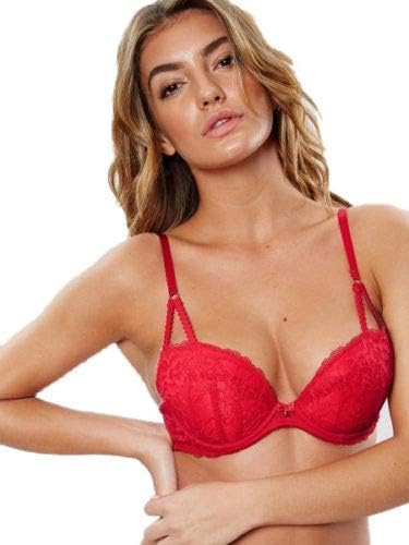 EX Ann Summers Sexy Lace 2 Plunge Push Up Padded Bra DD-H Cup RRP £20.00