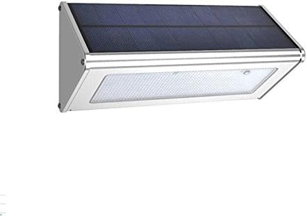 Solar Wall Lights, 800 Lumens Auminium Alloy 48 LED Microwave Radar Sensor Waterproof Energy Saving Lighting Lamps For Garden,Step,Yard,Deck