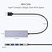 VANMASS Aluminum USB C Hub HDMI, 4 in 1 USB C Adapter, Type C to 4K HDMI Port, 60W Power Delivery, USB 3.0 Ports Compatible with MacBook, MacBook Pro/Mini, iMac, Surface, XPS and Others, Dark Gray