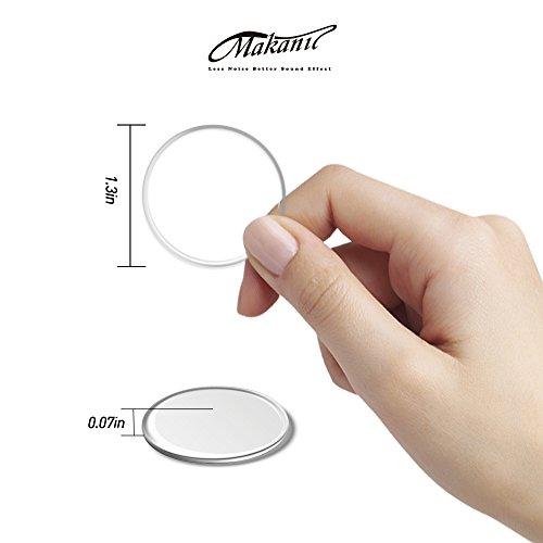 Makanu Drum Dampeners big 10 Pieces with plastic case clear damper gel pads drum head dampeners with box Non-toxic soft drum damper Tone Control for your drum