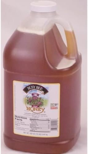 Honey Busy Bee Clover Plastic Handle Jug 4 Case 12 Pound